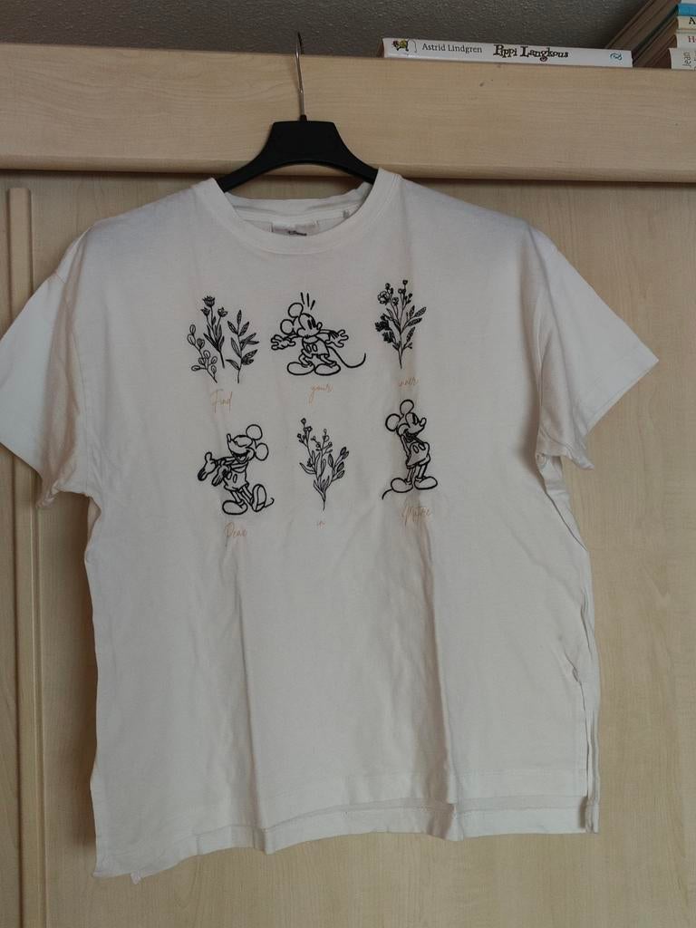 Disney Mickey Mouse T-shirt C&A - Maat L, Kleding | Dames, Wit, Maat 42/44 (L), Ophalen of Verzenden, Korte mouw