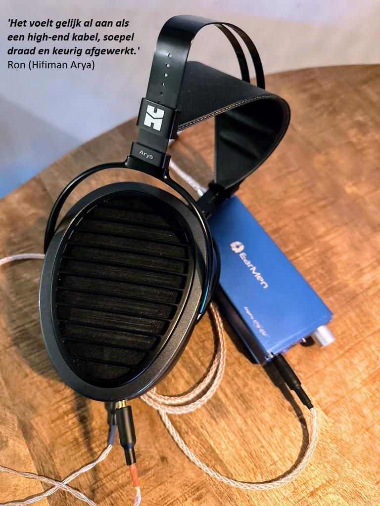 'The Crystal Cranium v1.5' 8-core koptelefoon kabel, Audio, Tv en Foto, Audiokabels en Televisiekabels, 10 meter of meer, Verzenden