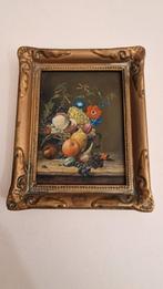 Oud olieverf schilderij, miniatuur gesigneerd, 9x12 cm, Antiek en Kunst, Kunst | Schilderijen | Klassiek, Ophalen of Verzenden