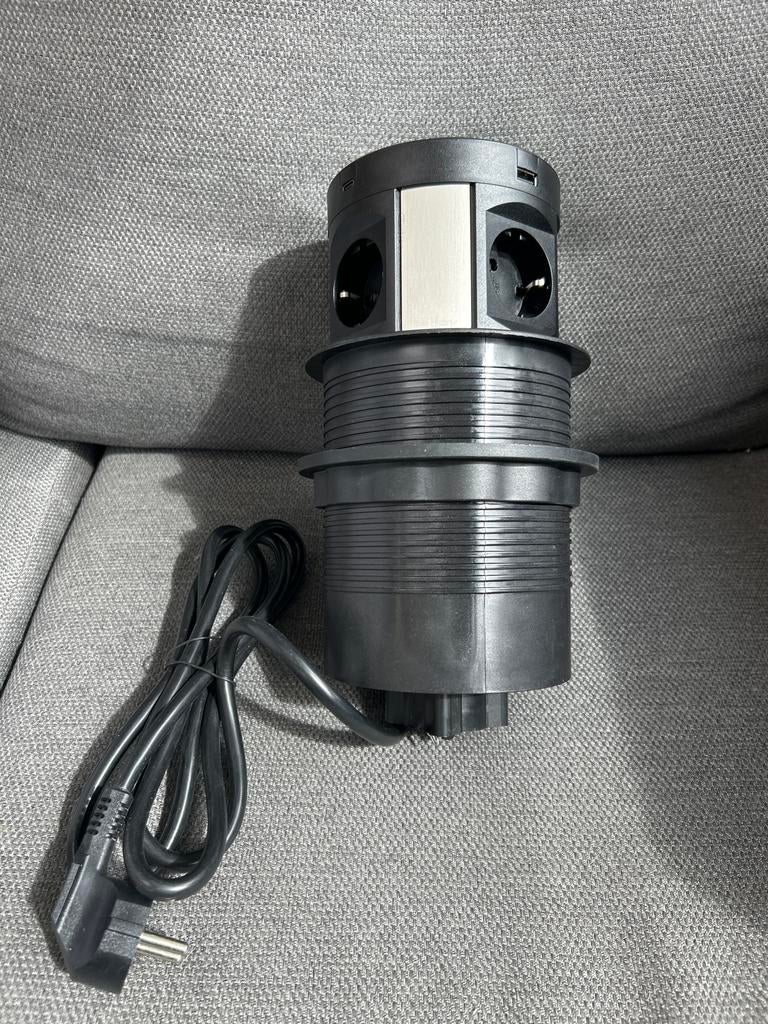 Filex QI Power Pop-up stopcontact met draadloos opladen, Doe-het-zelf en Verbouw, Ophalen of Verzenden, Nieuw, Stopcontact