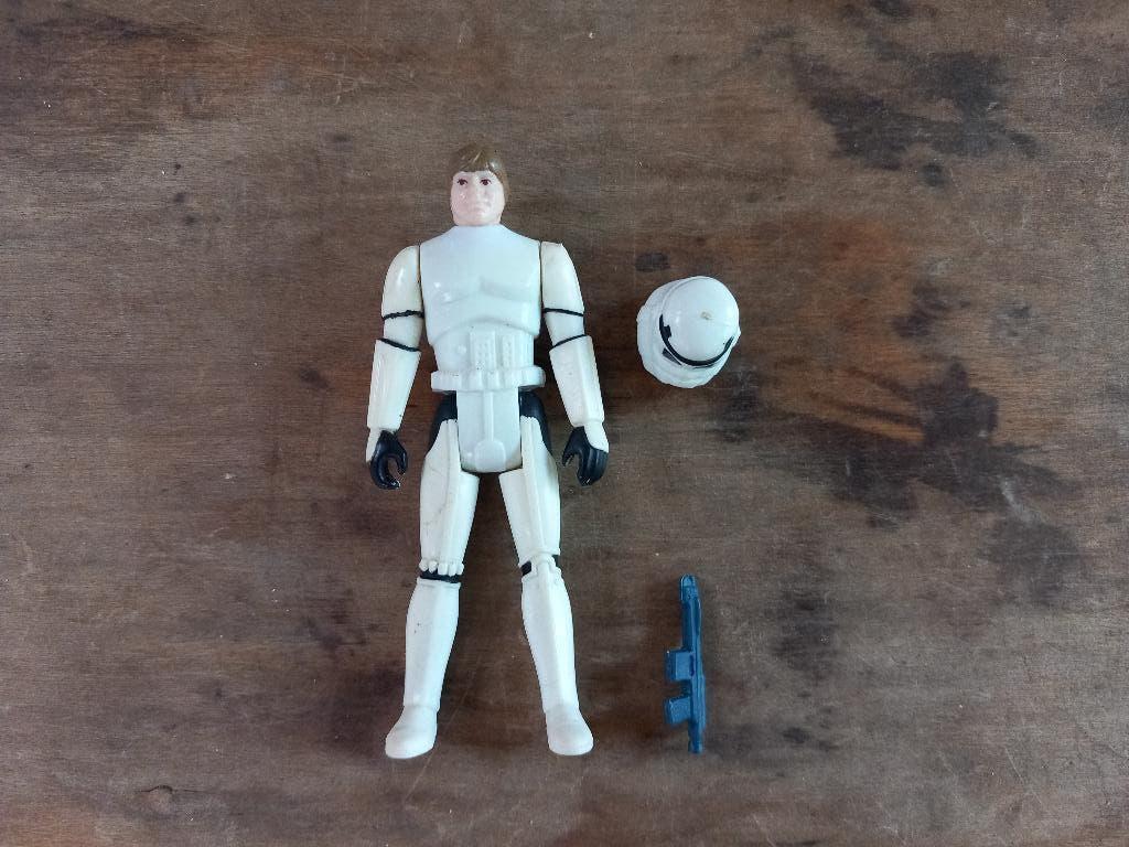 Luke Skywalker stormtrooper outfit vintage star wars, Verzamelen, Star Wars, Ophalen of Verzenden, Gebruikt, Actiefiguurtje