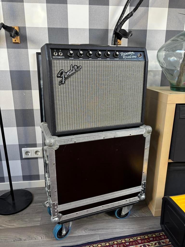 Fender Princeton Reverb ‘65 Reissue - incl. Thon flightcase, Muziek en Instrumenten, Ophalen, Gebruikt, Gitaar, Minder dan 50 watt