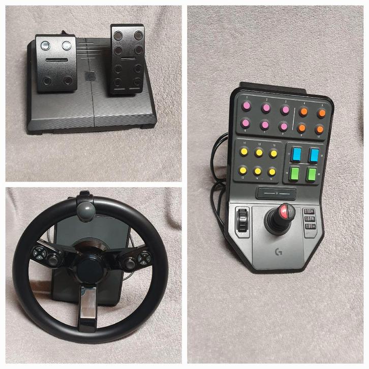 Logitech G Farm Simulator Bundle, Computers en Software, Joysticks, Zo goed als nieuw, Ophalen