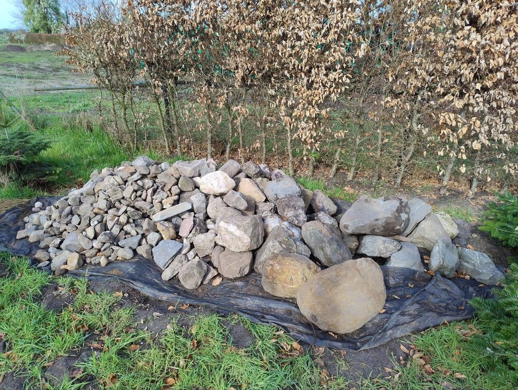 Maaskeien in verschillende formaten, Ophalen, Overige materialen, Gebruikt, Kei