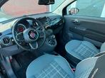 Fiat 500 0.9 TwinAir Turbo Popstar / Pano / PDC / Clima / 17, Auto's, Stof, Gebruikt, Met garantie (alle), Zwart