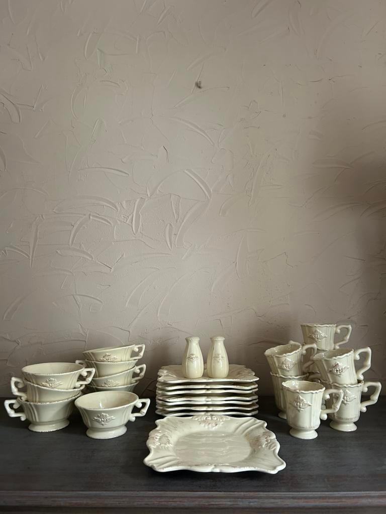 Stijlvol brocante servies, Ophalen of Verzenden, Zo goed als nieuw, Overige stijlen, Aardewerk