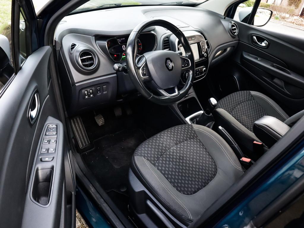 Renault Captur 0.9 TCe Intens 2e-Eig. & Dealer-Onderh BOVAG-, Voorwielaandrijving, Stof, Gebruikt, Blauw