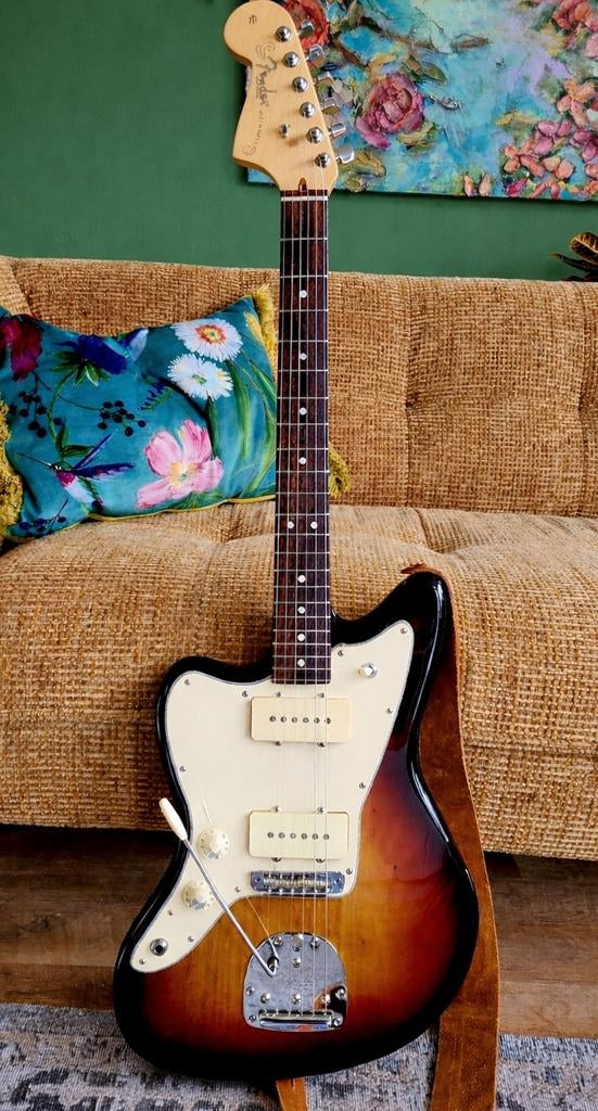 Fender American Prof I Jazzmaster Linkshandig 2 slagplaten, Ophalen of Verzenden, Zo goed als nieuw, Solid body, Fender