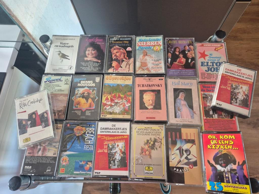 20 originele cassette bandjes, Cd's en Dvd's, Cassettebandjes, 2 t/m 25 bandjes, Overige genres, Ophalen of Verzenden, Zo goed als nieuw