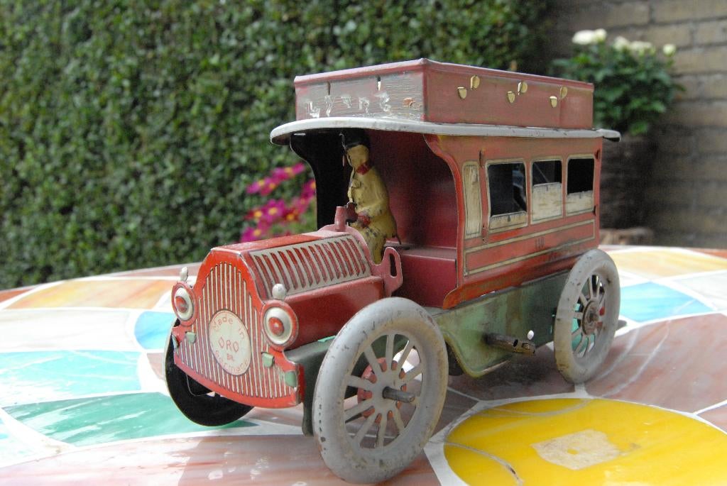 mooie oude blikken bus van OROBR super superrrr zeldzaam, Ophalen of Verzenden