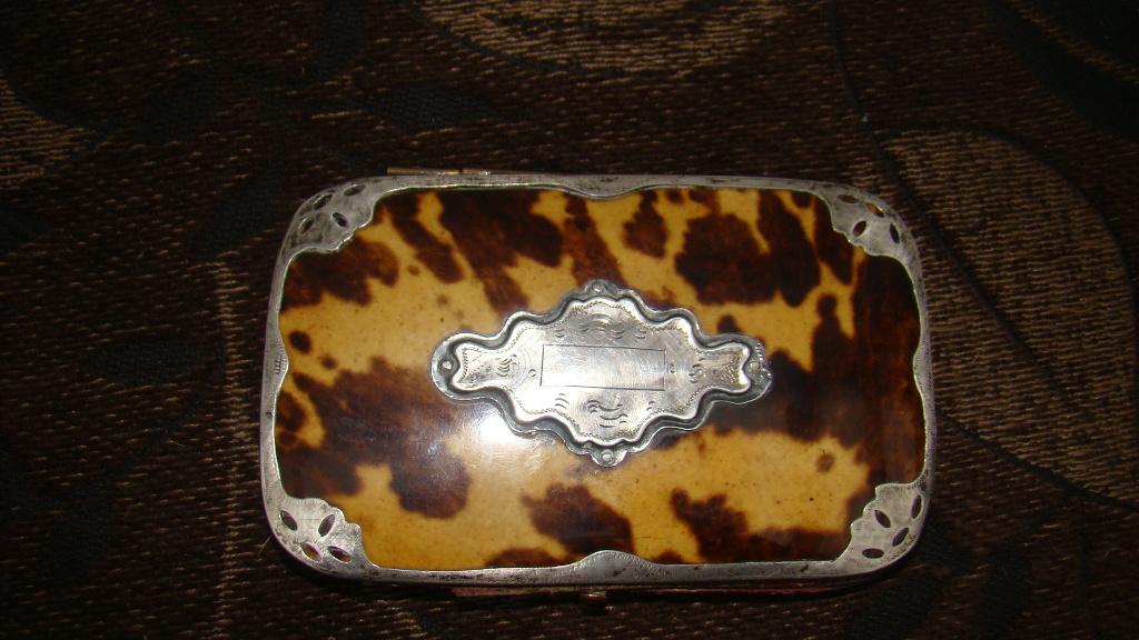 Sigaren etui / Schildpad  19e eeuw, Ophalen of Verzenden