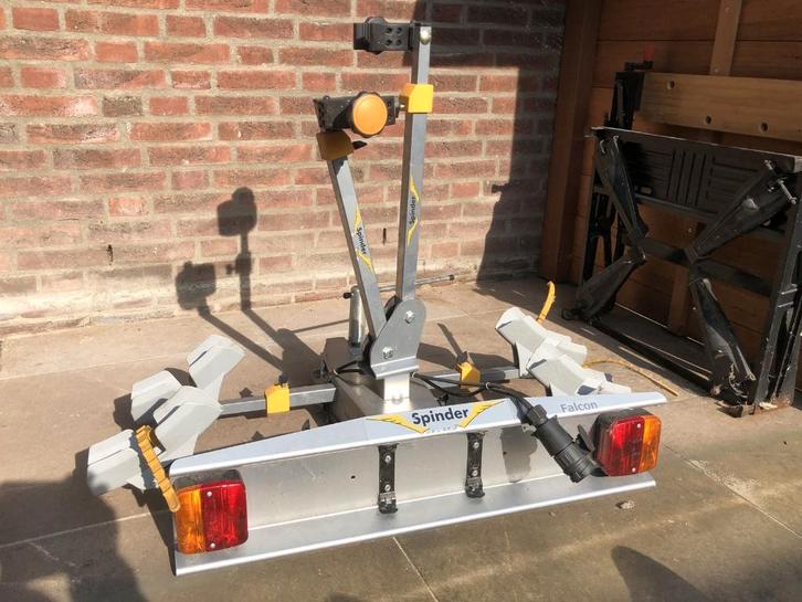 Spinder fietsendrager, Auto diversen, Fietsendragers, Gebruikt, Trekhaakdrager, 2 fietsen, Ophalen