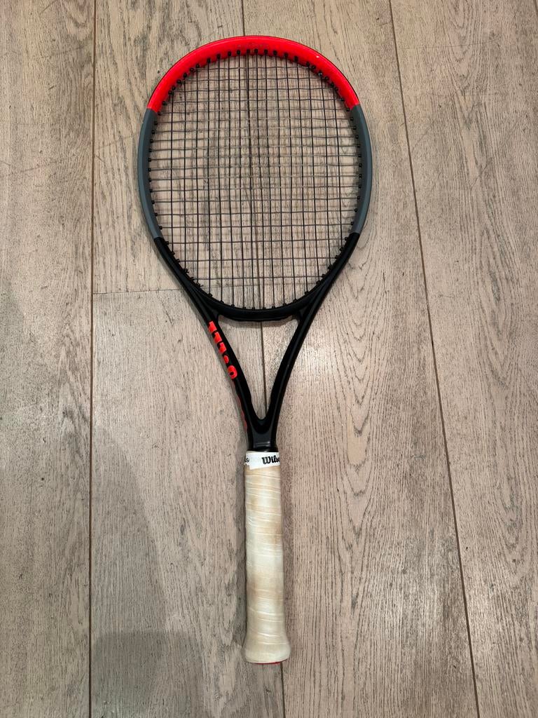 Wilson Clash 100 V1.0 Tennisracket, Sport en Fitness, Tennis, Ophalen of Verzenden, Gebruikt, Racket, Wilson