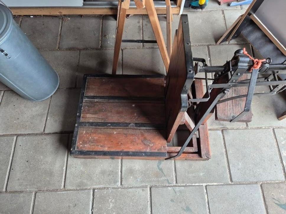 Antieke weegschaal - Industriële decoratie, Antiek en Kunst, Ophalen