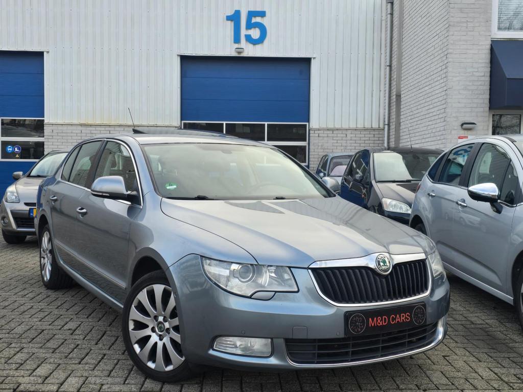 Skoda Superb 1.8 TSI Elegance AUTOMAAT/NAP/STOEL VW/ELEK STO, Stof, Gebruikt, Zwart, 4 cilinders