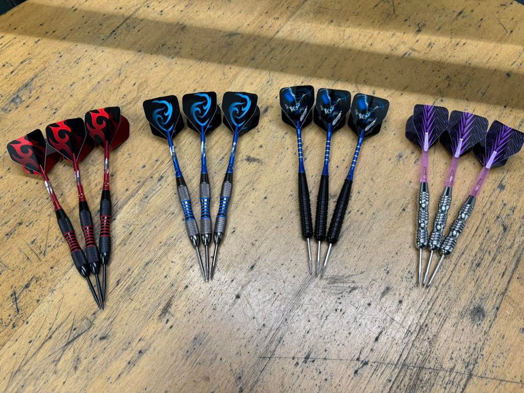 Te koop 4 setjes dartpijlen zijn nieuw 20-22 gram pijlen, Ophalen of Verzenden, Nieuw, Pijlen