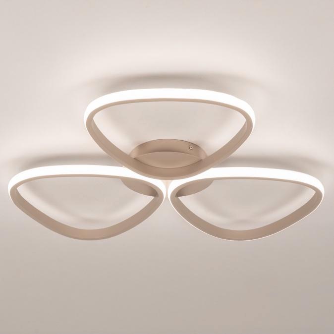 plafondlamp led 60cm taupe of beige bed keuken bank hal lamp, Huis en Inrichting, Lampen | Hanglampen, Nieuw, Minder dan 50 cm