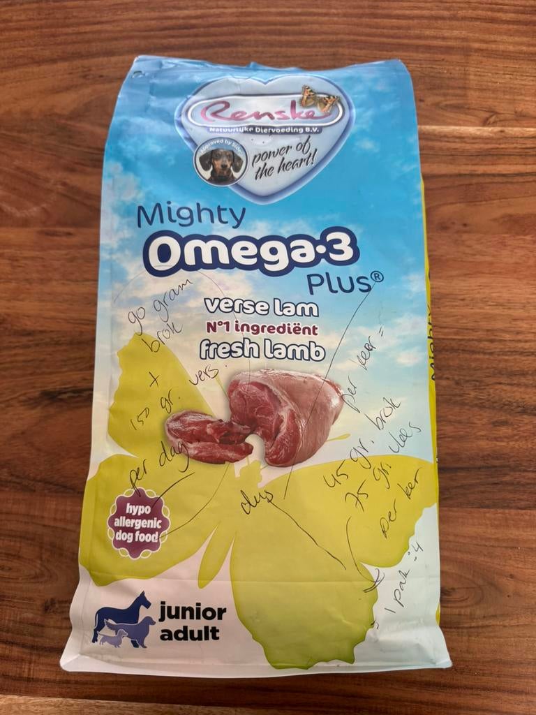 Renske hondenvoer, Ophalen, Hond