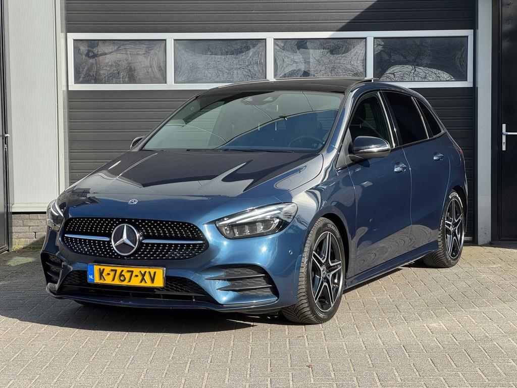 Mercedes-Benz B-klasse 180d AMG Widescreen, Mutibeam, Memory, Gebruikt, Euro 6, 4 cilinders, Blauw