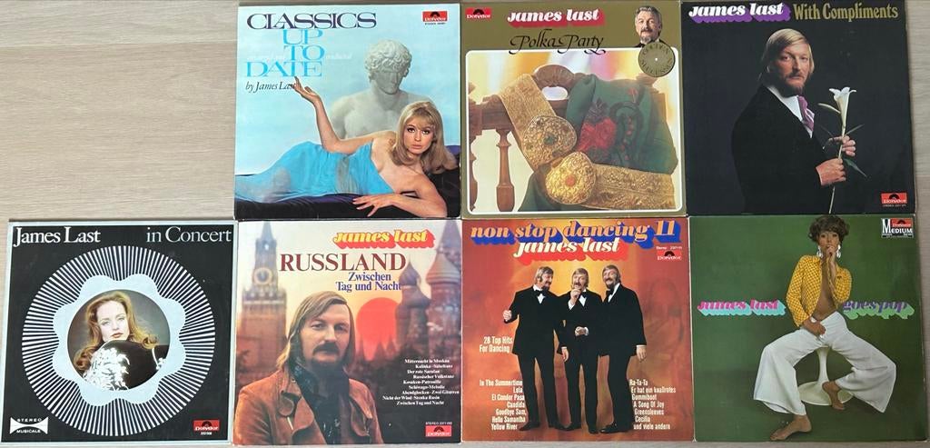 James Last LP Collectie - 8 Vinylplaten, Ophalen of Verzenden, 1970 - 1979, Gebruikt, 12 inch