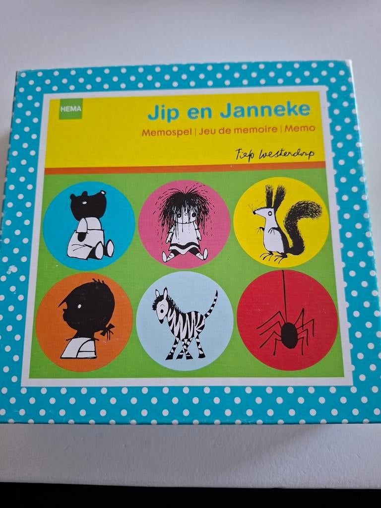 Jip en Janneke Memospeel: Compleet en Klaar voor een Nieuwe, Ophalen of Verzenden