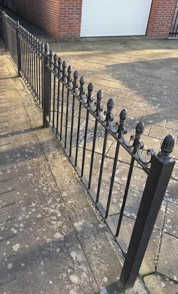 Gietijzeren sierhekwerk - Gebruikt, Tuin en Terras, Tuinhekken en Hekwerk, Ophalen, Gebruikt, IJzer, Sierhekwerk