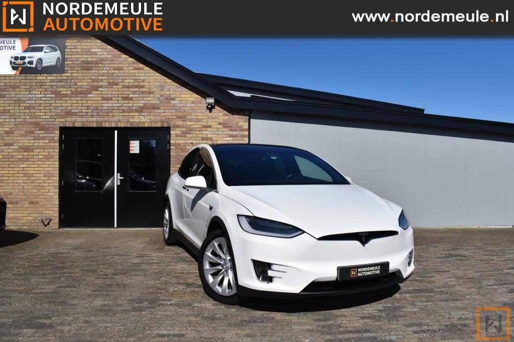 Tesla MODEL X 90D BASE 6P. LED, Navi, Camera, Trekhaak, Auto's, Automaat, Model X, Gebruikt, 124 €/maand