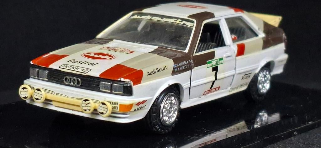 Audi Quattro H. Mikkola Rally BIEDEN, Ophalen of Verzenden, Zo goed als nieuw, Auto, Overige merken