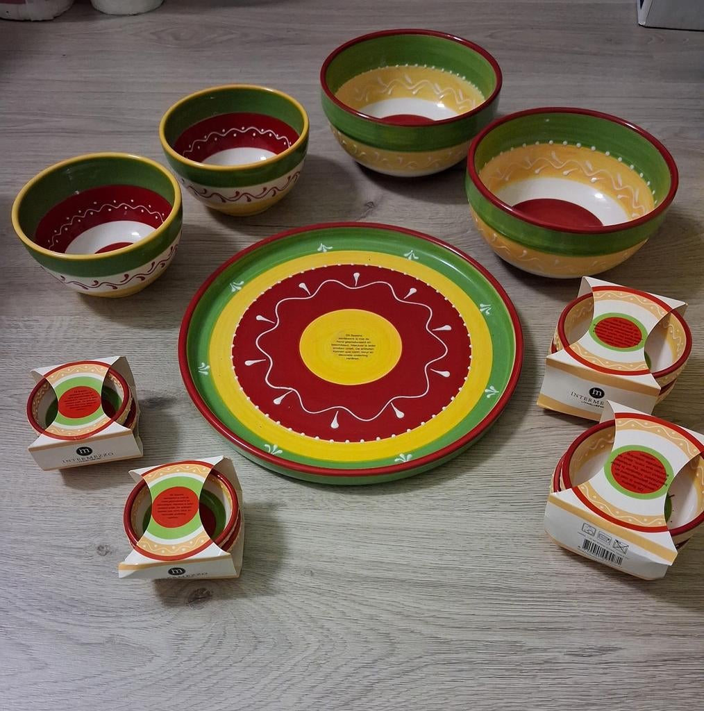 Tapas servies intermezzo, Huis en Inrichting, Keuken | Servies, Nieuw, Schaal of Schalen, Overige stijlen, Ophalen of Verzenden