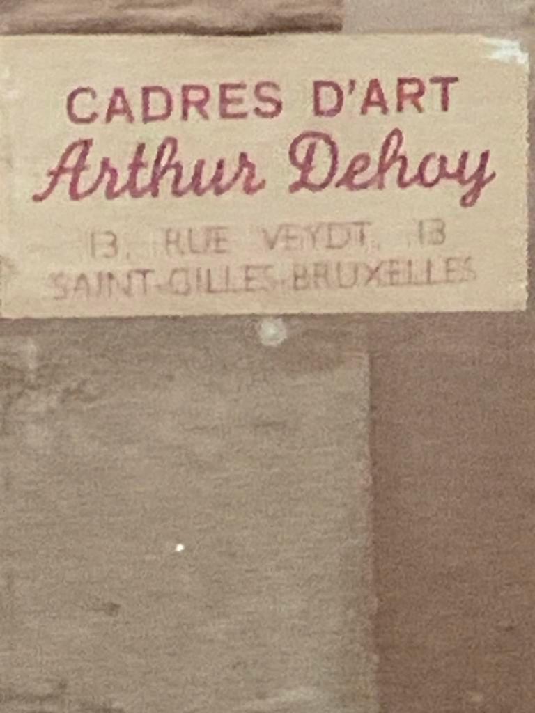 Aquarel Portret Schilderij bekende kunstenaar- Vrouw in Rood, Ophalen