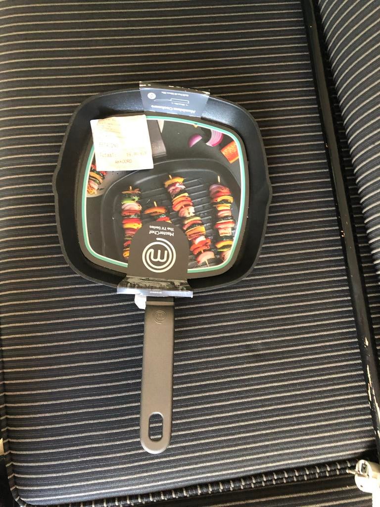 MasterChef Grillpan - Nieuw in verpakking, Ophalen of Verzenden, Nieuw, Aluminium, Koekenpan of Braadpan