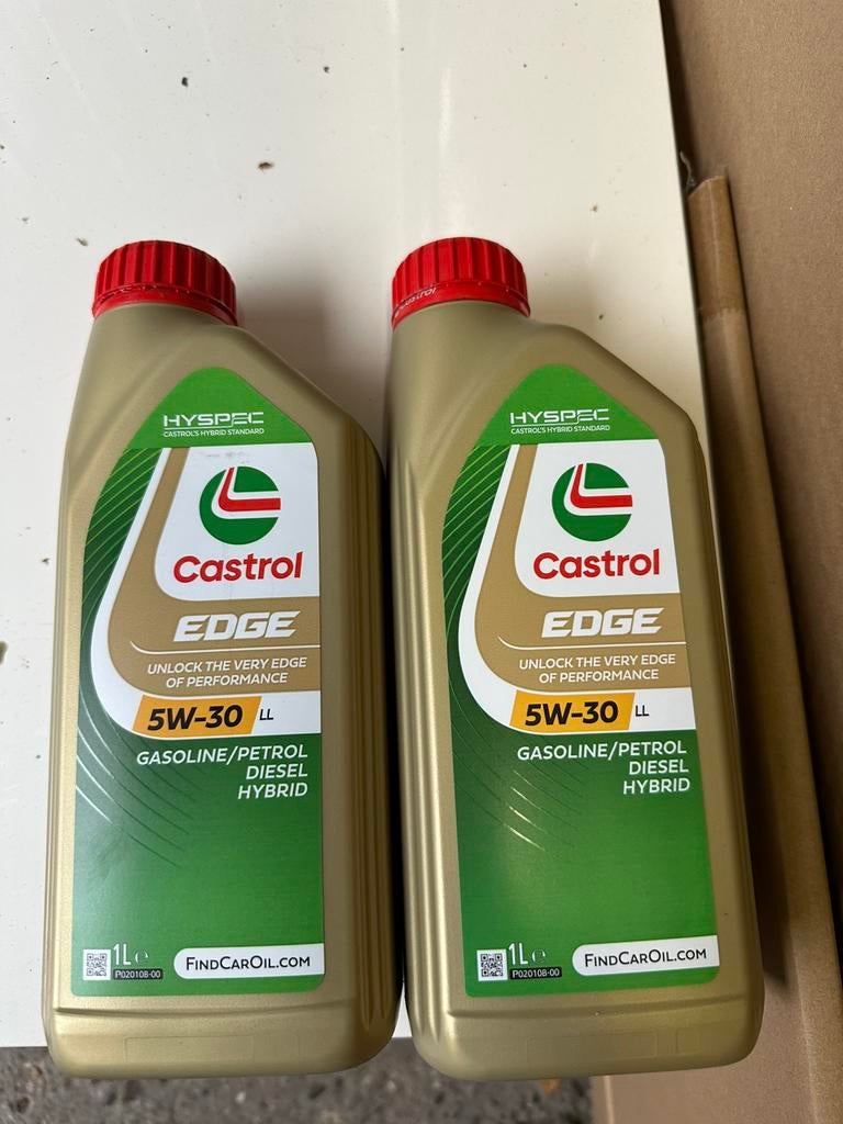 Castrol edge 5W-30 LL 2x 1 liter nieuw, Ophalen of Verzenden