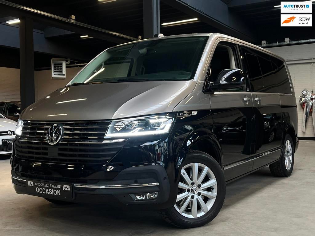 Volkswagen Transporter Multivan 2.0 TDI L1H1 Highline 7Pers/, Gebruikt, 7 stoelen, Zwart, Origineel Nederlands
