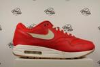 Nike Air Max 1 ID Red White Gum - 44, Kleding | Heren, Schoenen, -, Verzenden, Wit, -