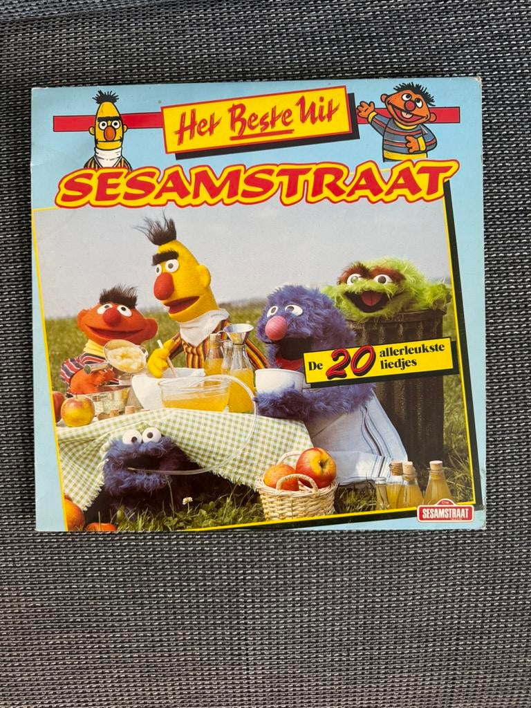 LP plaat het beste uit sesamstraat, Ophalen of Verzenden, Zo goed als nieuw, 12 inch, Nederlandstalig