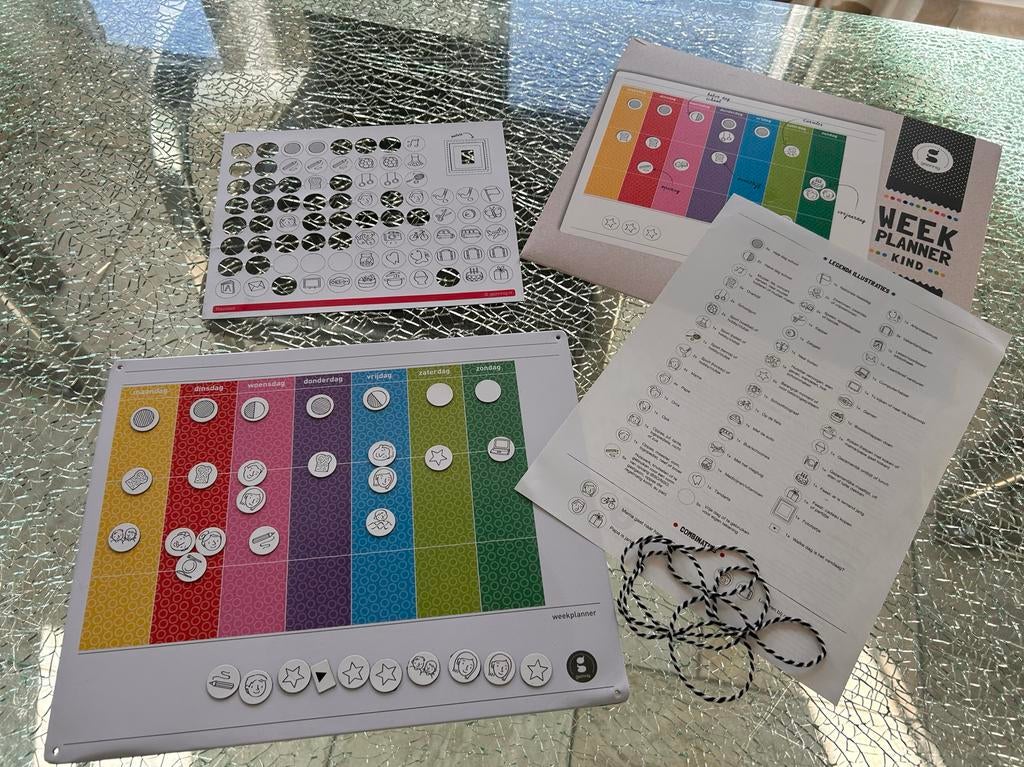 Weekplanner voor kinderen, Kinderen en Baby's, Ophalen, Zo goed als nieuw
