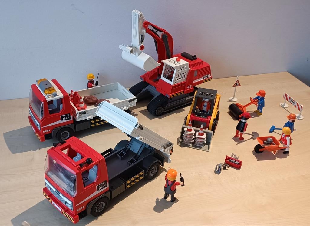 Playmobil Bouwplaats Sets, Kinderen en Baby's, Speelgoed | Playmobil, Ophalen of Verzenden, Gebruikt, Complete set