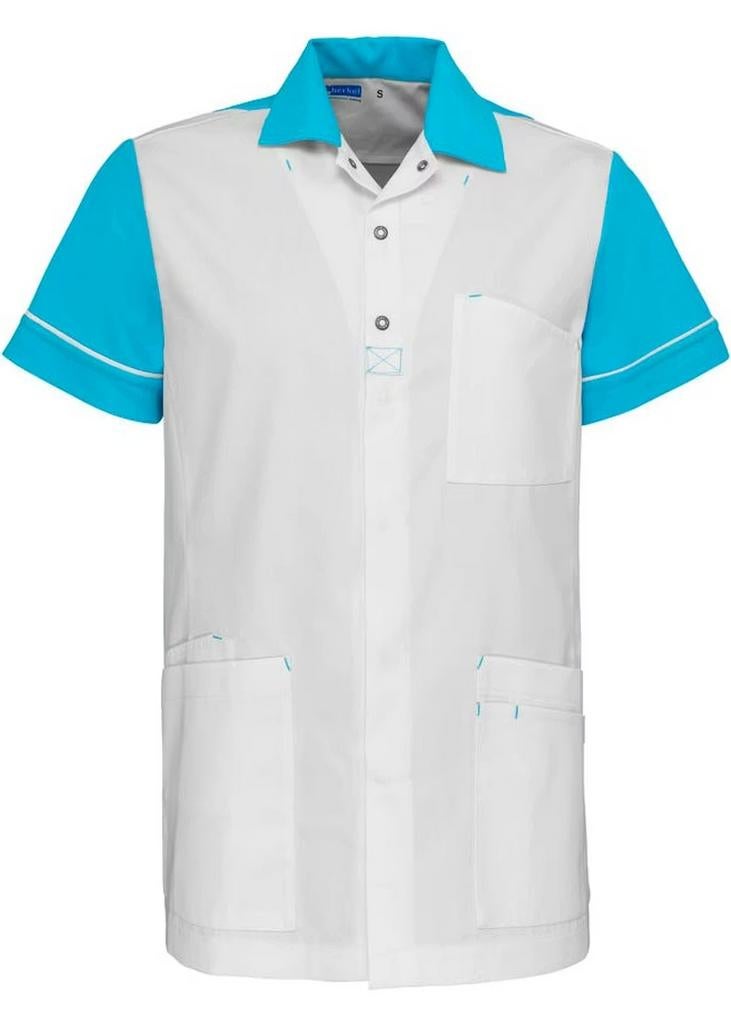 De Berkel ZorgjasCAMILLE 26 WIT/turquoise Maat M Nieuw, Kleding | Dames, Ophalen of Verzenden, Nieuw