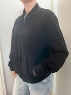 Suede Leren zwarte jas maat 48 Tailor & Son, Ophalen of Verzenden, Gedragen, Maat 48/50 (M), Zwart