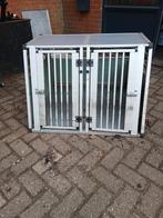 Hondenhok Bench aanhanger transport auto buitenhok aluminium, Ophalen, 110 cm of meer, 100 cm of meer, Bench