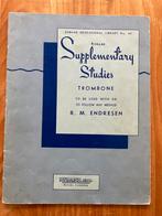 Rubank Supplementary Studies - Trombone, Gebruikt, Klassiek, Ophalen of Verzenden, Artiest of Componist