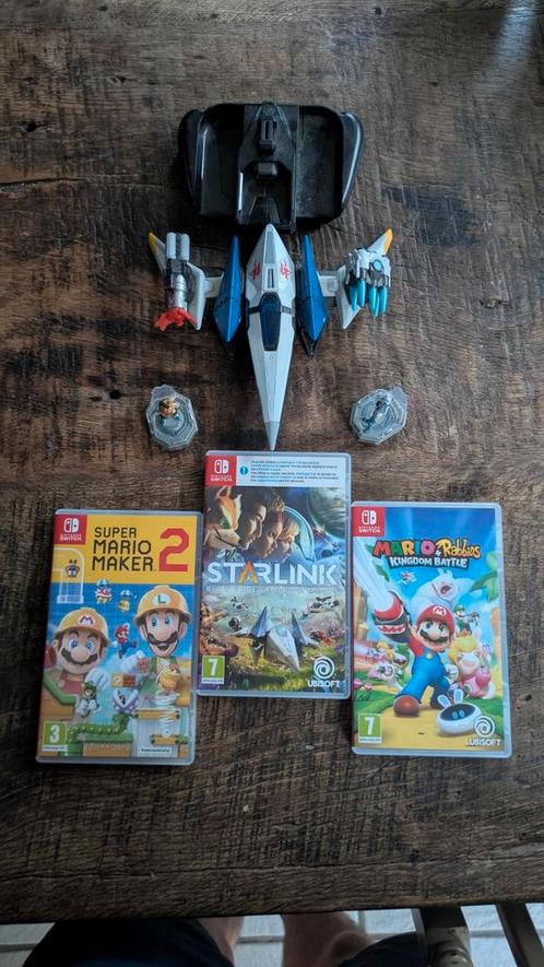 3 Nintendo switch games met Starlink accessories., Spelcomputers en Games, Games | Nintendo Switch, Zo goed als nieuw, Racen en Vliegen