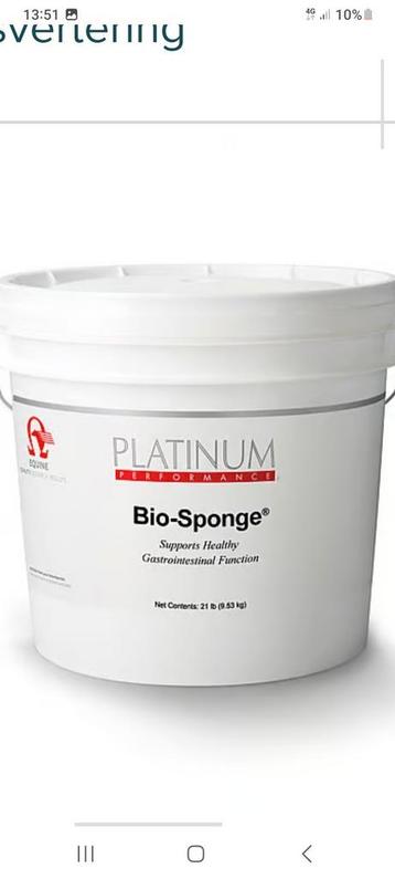 Bio Sponge tegen diarree/dunne mest beschikbaar voor biedingen