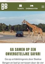 Kortingsvoucher beekse bergen, Tickets en Kaartjes, Twee personen, Ticket of Toegangskaart