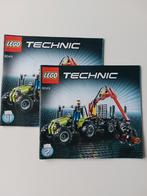 technic Lego 8049 tractor met boomstammentrailer, Ophalen of Verzenden, Zo goed als nieuw, Complete set, Lego