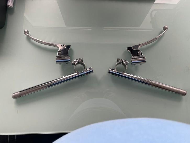Tommaselli clipons en hendels set vintage, Fietsen en Brommers, Brommeronderdelen | Oldtimers, Overige merken, Ophalen of Verzenden