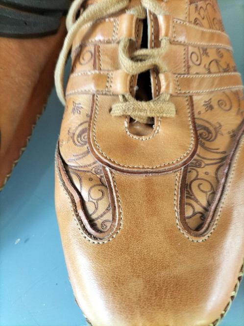 Geweldig mooie grappige leren schoenen van Pikolono's 41, Kleding | Heren, Schoenen, Zo goed als nieuw, Bruin, Ophalen