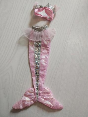 Barbie/Sindy/Steffi Zeemeermin kledingset/outfit roze/zilver beschikbaar voor biedingen