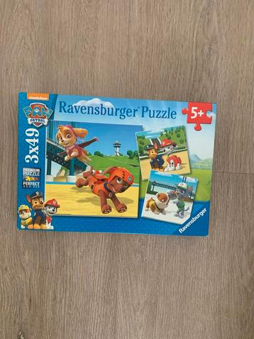 Paw Patrol Puzzel - 3x49 stukjes beschikbaar voor biedingen