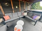 Loungeset hiek bank met twee stoelen, Tuin en Terras, Ophalen of Verzenden, Gebruikt, Bank